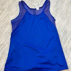 C&C Sport blue workout shirt size small